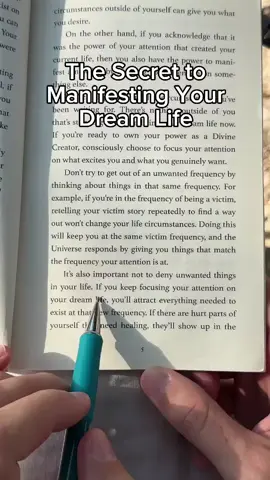 Book name 📖, “A Manual For Manifesting Your Dream Life.” #innerwork #selfhealers #spiritualawakening #consciousness #spiritualbooks 