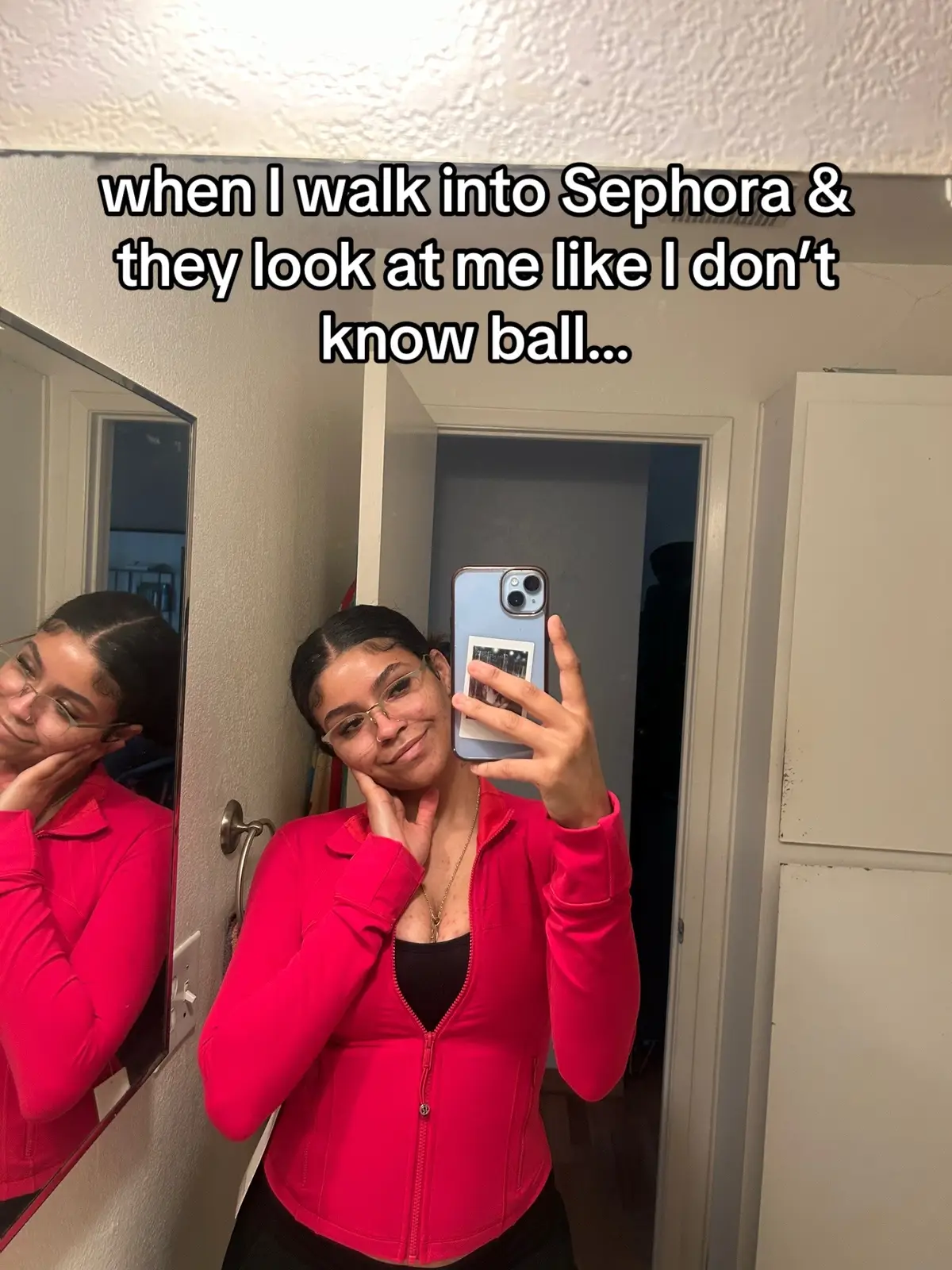 the worst part about this is that I worked there & people still doubted me 🤣 #fyp #ball #sephora #makeup I should do this trend but with my clients 