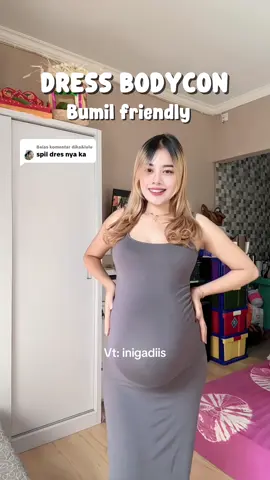Membalas @dika&lulu lunas ya kak. Dressnya enak bgt bahannya strait adem yang aku pakek size M warna dark grey. Pilihannya ada s-XL #dress #dressbumil #dressmurah #dresscantik 