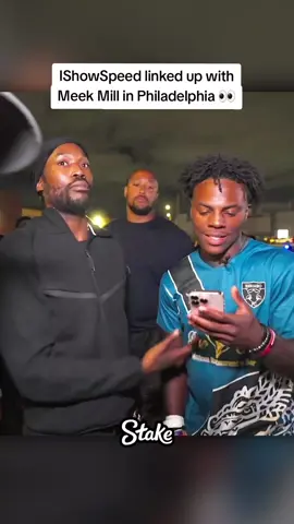 IShowSpeed linked up with Meek Mill in Philadelphia 👀 #ishowspeed #meekmill 