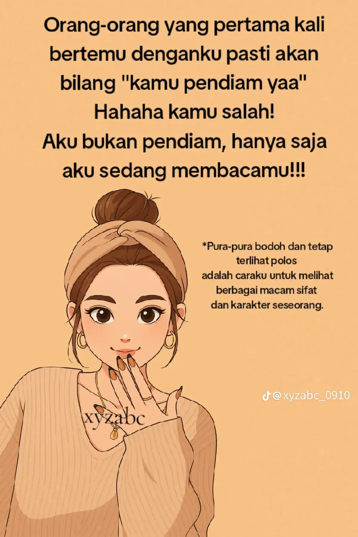 aslinya pendiam 🤪#quotes #fyppppppppppppppppppppppp #soundviral 