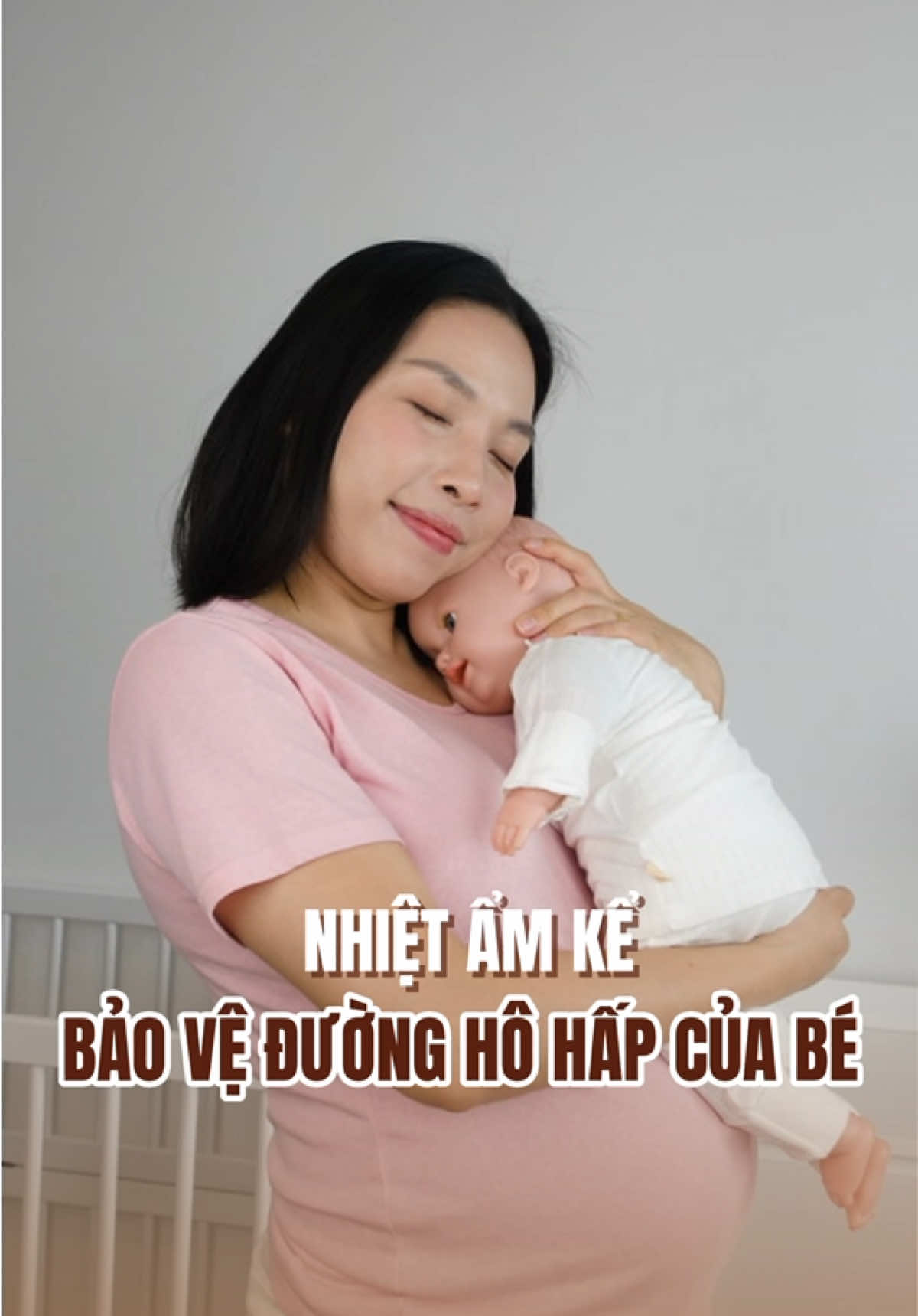 Một lưu ý nhỏ giúp bảo vệ đường hô hấp của con các mẹ nhé#doandieuhoa #mevabe #nhietamke #nhietamkeukio 