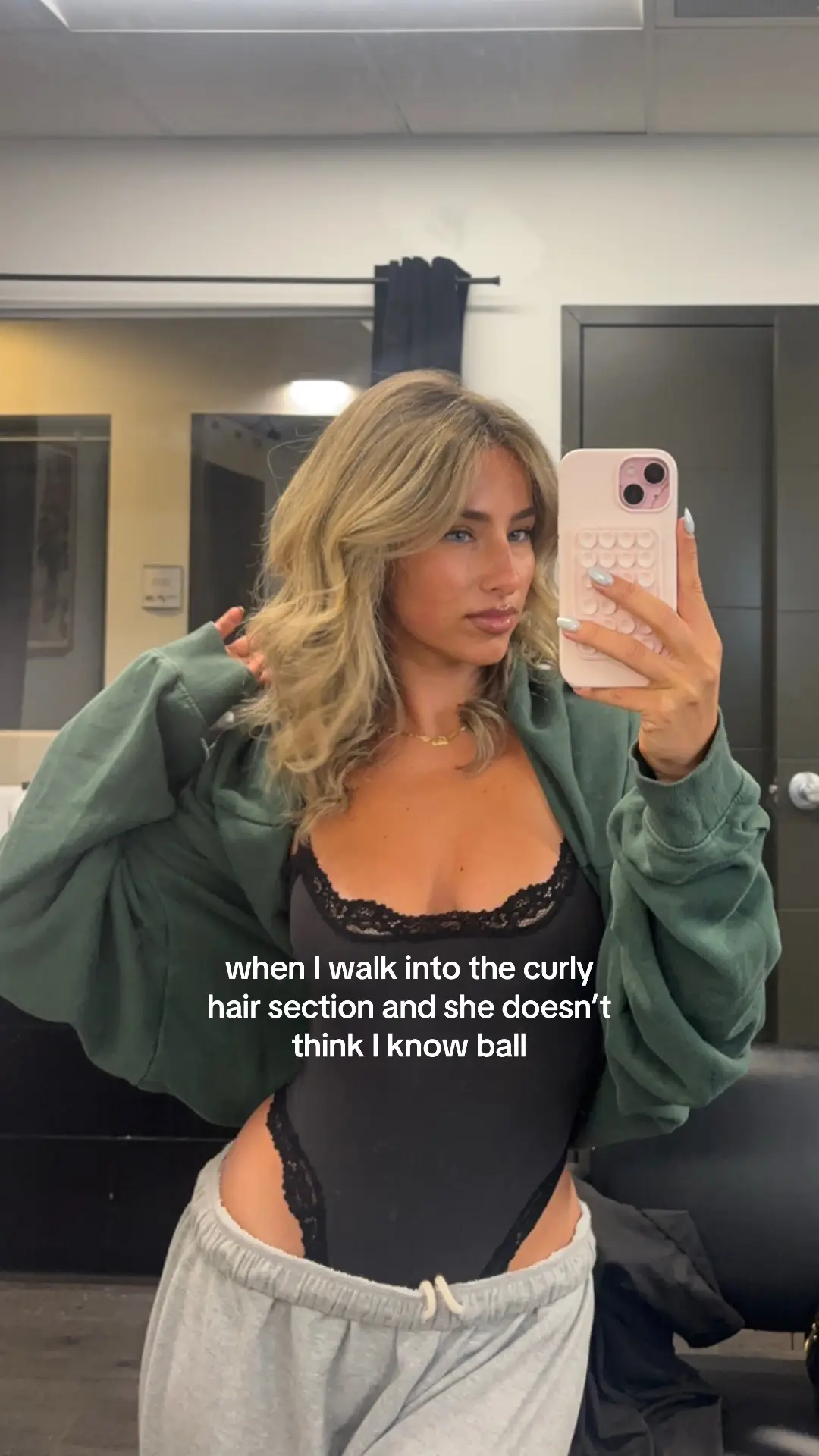 a baller some might say🤷🏼‍♀️ #curlyhair