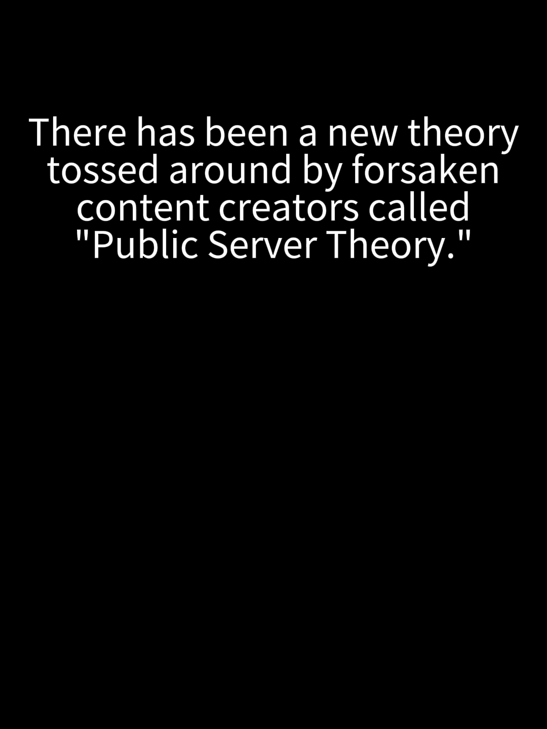 Public Server theory is honestly crazily true... #roblox #forsaken #robloxforsaken join the discord! https://discord.gg/pocketloaf