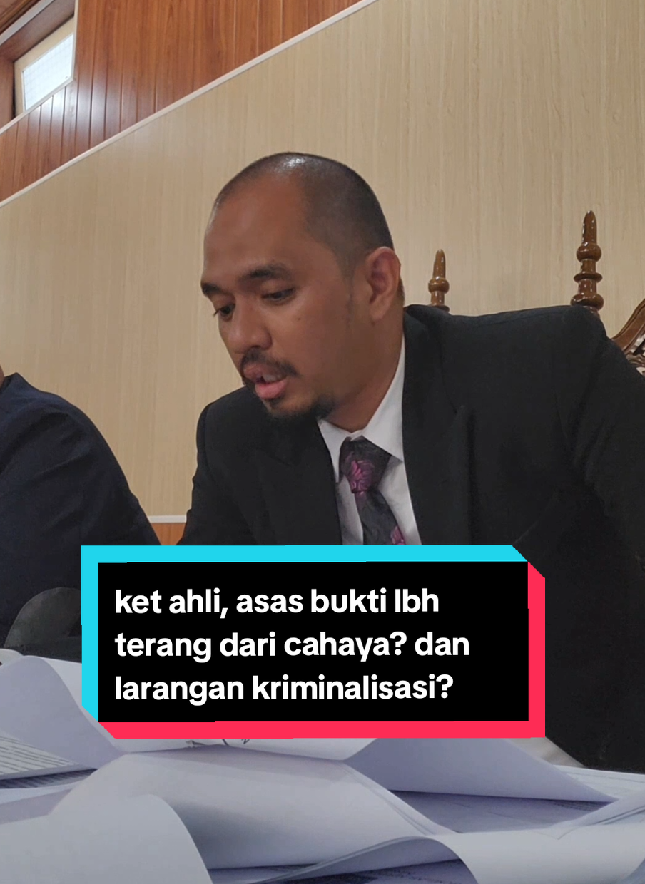 Bagian 8 | Asas incriminalibus probantiones debent esse luce clariores ? dan Exceptio format regulam?  ksterangan ahli MDP #MDP #ahlipidana #fyp #gaplawyer #praperadilan 