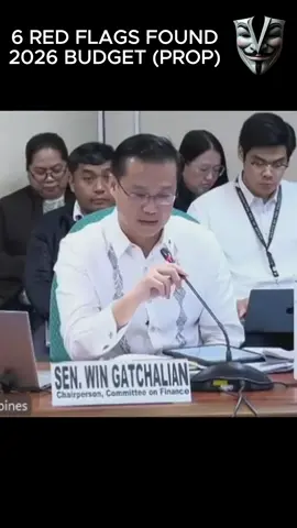 6 Red Flags found on 2026 Budget (Proposed) #senateofthephilippines #committeeonfinance 