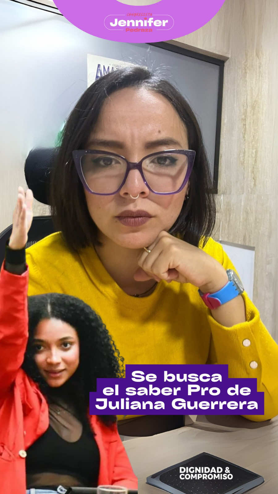 🚨 Juliana Guerrero no presentó el Saber PRO ¿cómo hizo para “graduarse”? Quiere ser viceministra sin tarjeta profesional, con título express y sin experiencia suficiente, ¡cuando en este país sobran jóvenes formados sin trabajo!😡 ¿Dónde venden ese combo? ¿En la rosca de Benedetti y Petro? (Es obligatorio para graduarse PRESENTAR el examen Saber PRO, no los resultados) . . . #colombia #julianaguerrero #noticia #petro #jenniferpedraza