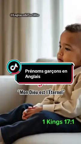 Voici 8 jolis prénoms bibliques/chrétiens en anglais pour garçons, avec leur signification en français et leur origine/source biblique. #prenomrare #babyboynames #2025 #significationprenom #prenombebe 