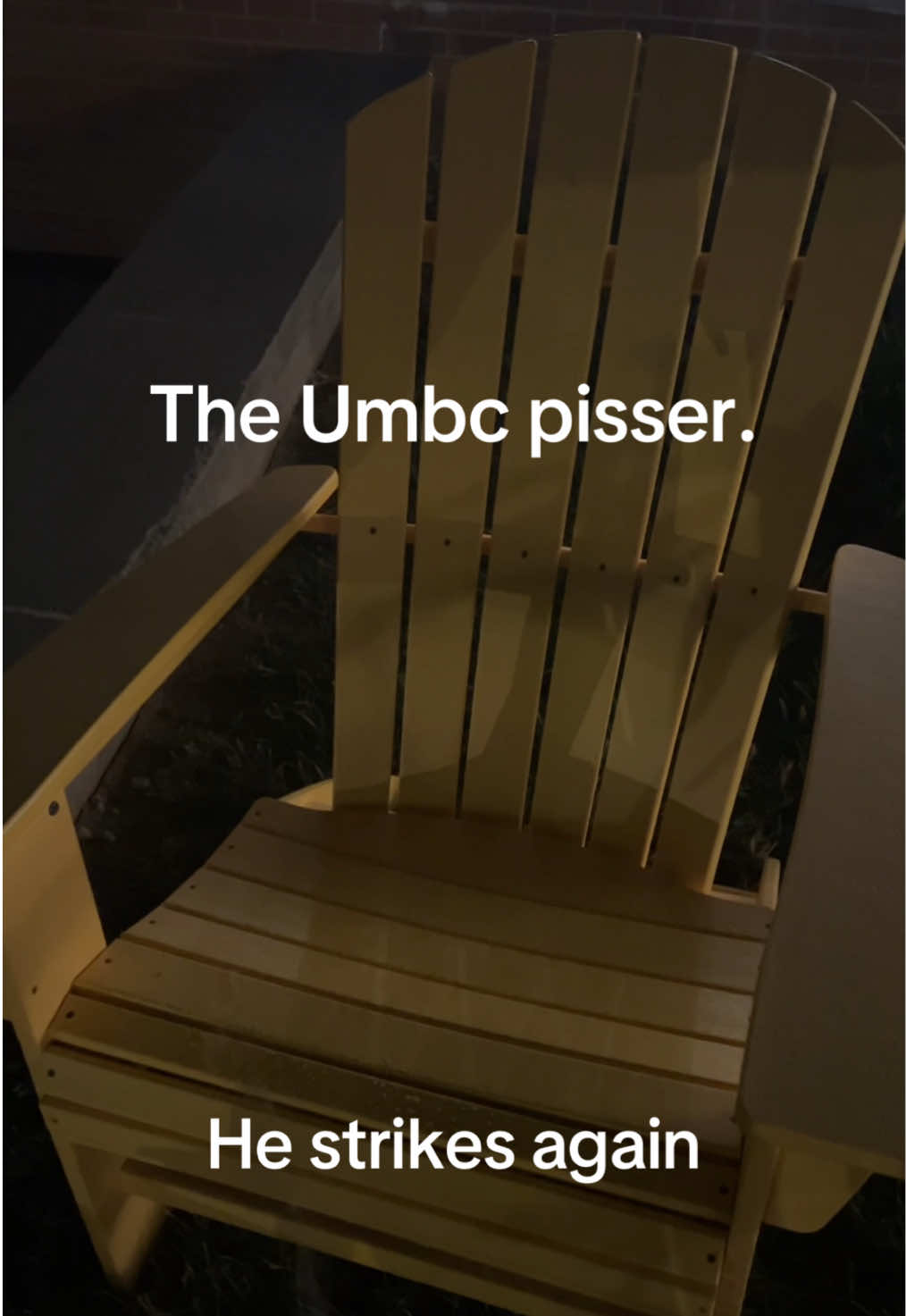 no place is safe #umbc #umbcpisser #piss #bayharbourpisser #collegelife 
