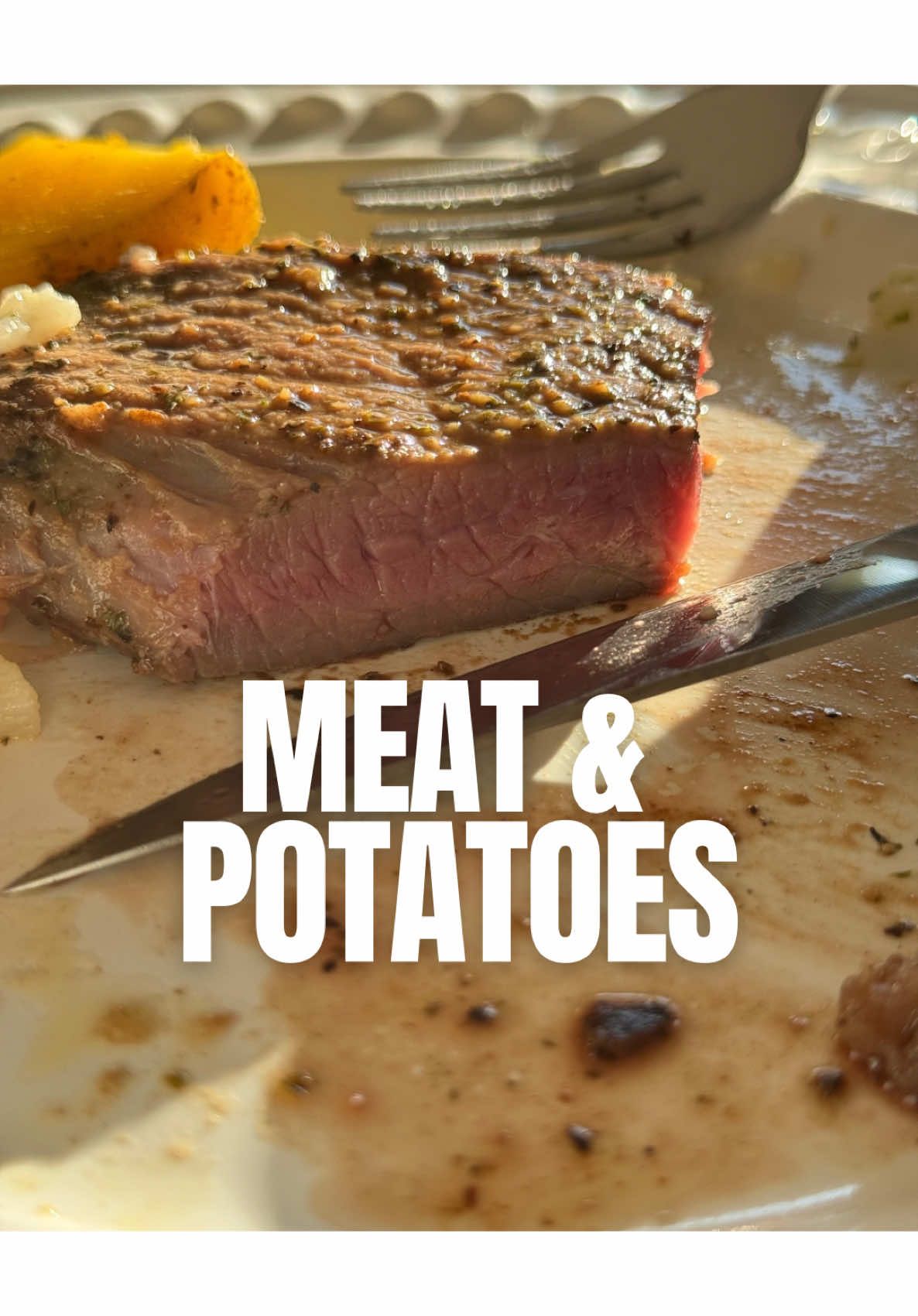 Meat and Potatoes, always hits the spot. Especially when it’s super simple and you’re husband brings home flowers just because while you’re cooking! Honestly Blackstone cooking sucks 100 times less when it isn’t the hottest week of the year! #meatandpotatoes #steakandpotatoes #blackstonedinner #easydinner #kidapproveddinnerideas 