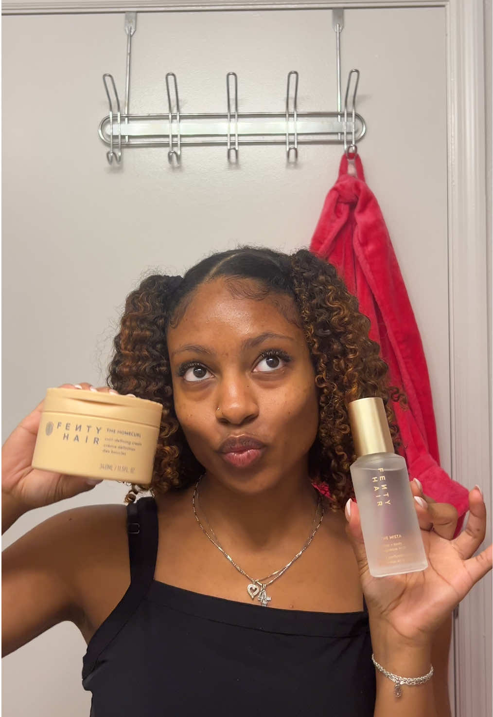 i am obsessed! my hair smells and feels amazing 🤩💐 @Fenty Hair @sephora #sephora #hairbodymist #fentypartner #gifted 