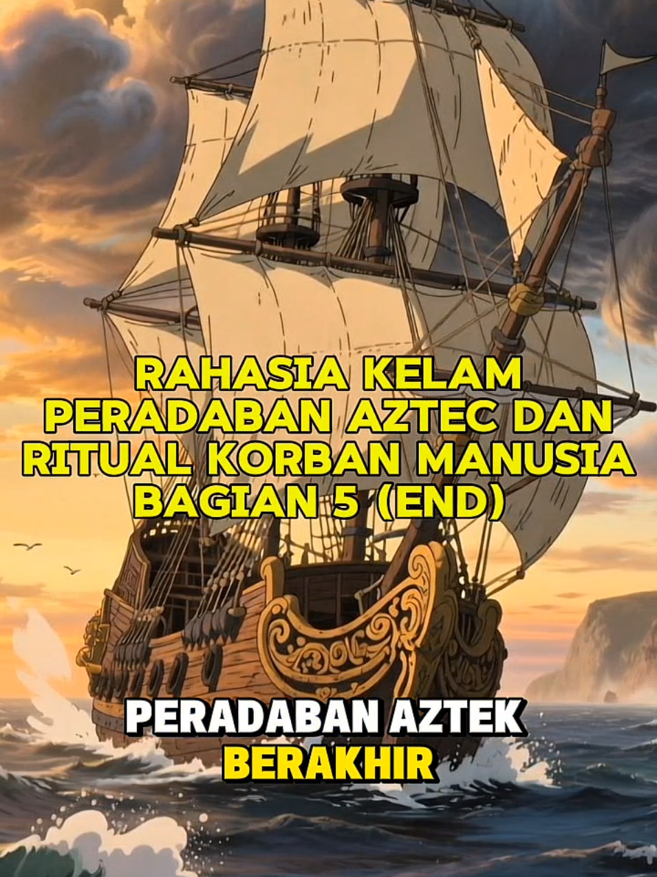 Rahasia Kelam Peradaban Aztec Dan Ritual Korban Manusia | Bagian 5 (END) #aztec #peradabanaztec #sejarahaztec #sejarah #fyp 