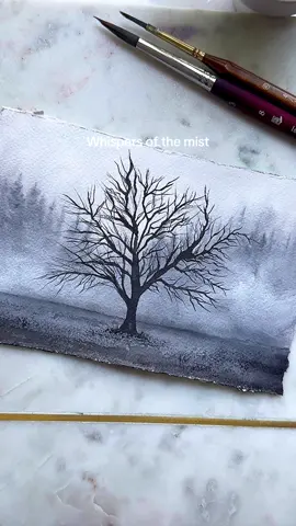 Whispers of the mist no.2 #art #artprocess 
