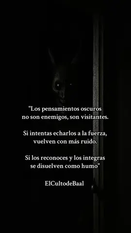 Pensamientos oscuros... ig: andresvoxnoctis  #elcultodebaal #lucifer #dark #psicologia #frases 