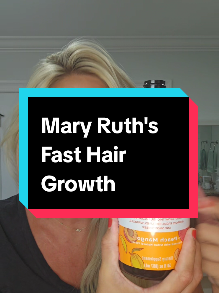 Dreaming of longer, fuller, thicker hair? 🍑🥭 What are your hair goals?? #hairgrowth #hairgoals #healthyhair #fasthairgrowth #hairvitamins @MaryRuth's 