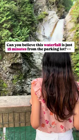 Would you hike 15 minutes for this waterfall? 🥾Short & Easy Hike – only 15 minutes from the parking lot  🌉Suspension Bridge – scenic walkway with epic views  💦Powerful Waterfall – 30-meter drop with mist and roar  🧑‍🧑‍🧒Family-Friendly – stroller/kid accessible for a quick nature trip  📸Photo Spots – bridge, waterfall platform, and forest trail  ❄️Year-Round Beauty – lush greens in spring/summer, icy magic in winter  🚗Perfect Day Trip – just an hour from Vancouver  📍Cascade Falls   Mission, BC Save this reel—you’ll thank me later 😉 #cascadefalls #missionbc #canada #tourismmission #explorebritishcolumbia 
