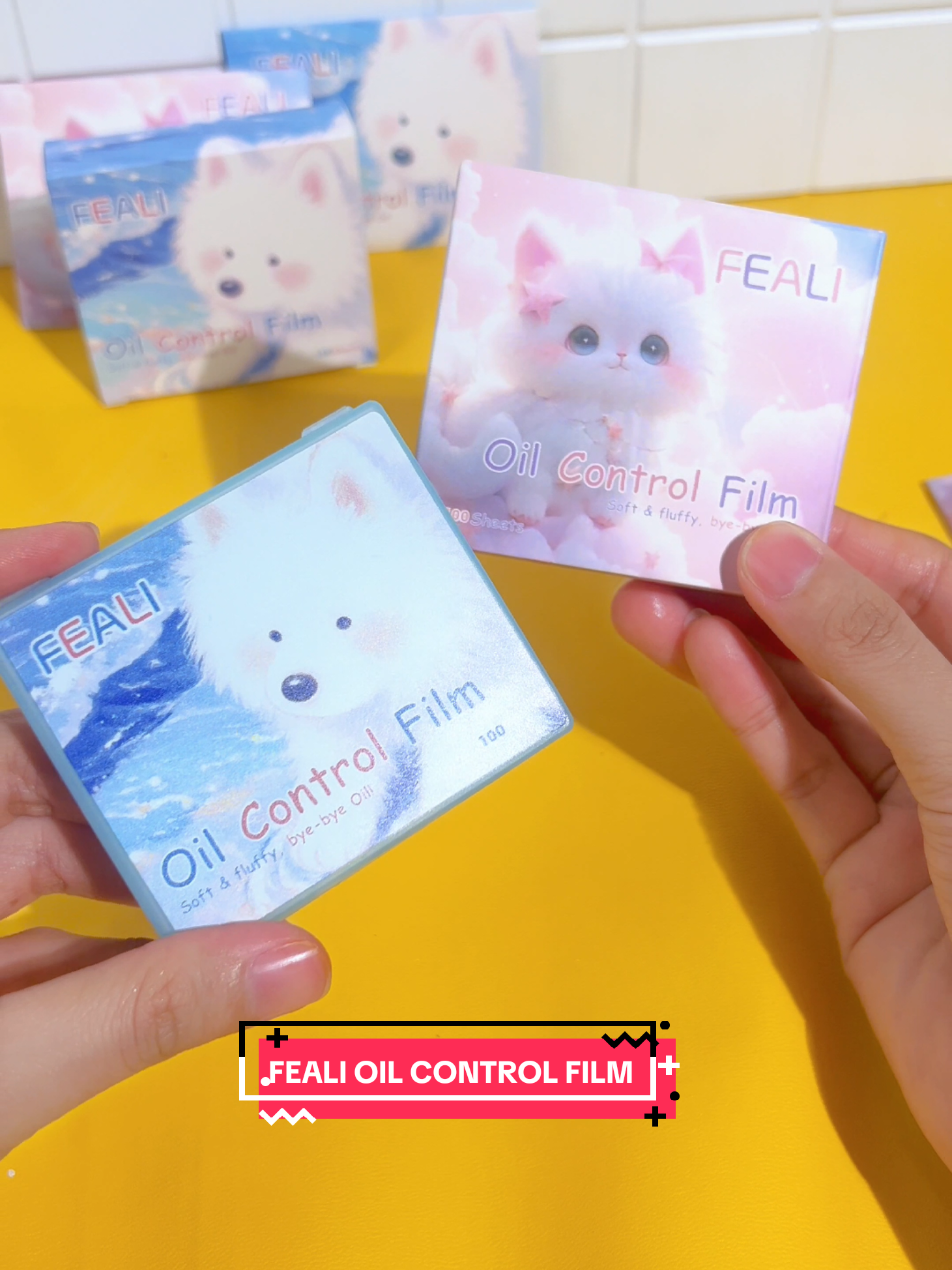 Kertas oil control yang praktis buat angkat minyak berlebih tanpa merusak makeup #fealioilcontrolfilm #fyp #foryou #skincarelokal #oilcontrol 