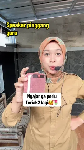Membalas @Juwita Sari bermanfaat sekali untuk mengajar #speakerpinggang #portablespeaker 