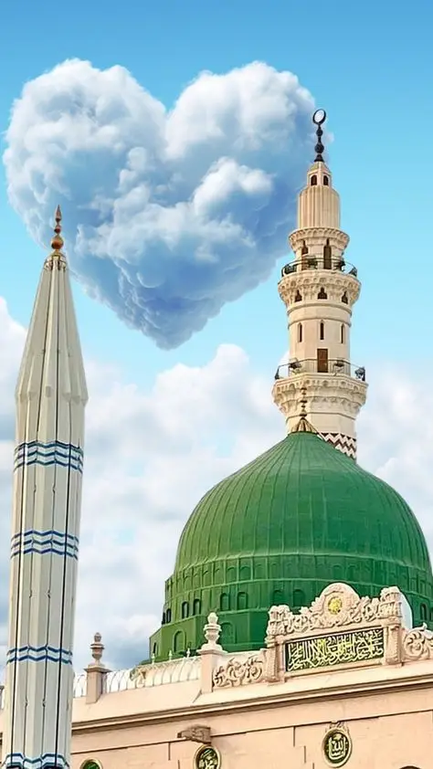 madinah munawra Madinah, the City of the Prophet, shines bright A beacon of faith, where Islam's history takes flight The Masjid an-Nabawi, a mosque of grandeur and might Where the Prophet Muhammad's tomb is a sacred sight The city's streets are lined with date palms, green and tall A tranquil oasis, where faith and peace enthrall Madinah's rich history and heritage are palpable and real Madinah's rich history and heritage are palpable and real. A place where Muslims from all over the world come to feel The city's warm hospitality and welcoming smile Make it a place of pilgrimage, worth traveling a long while #plztiktokteamdontunderviewmyvideos  #foryoupage  #unfrezzmyaccount  #viral  #trading 