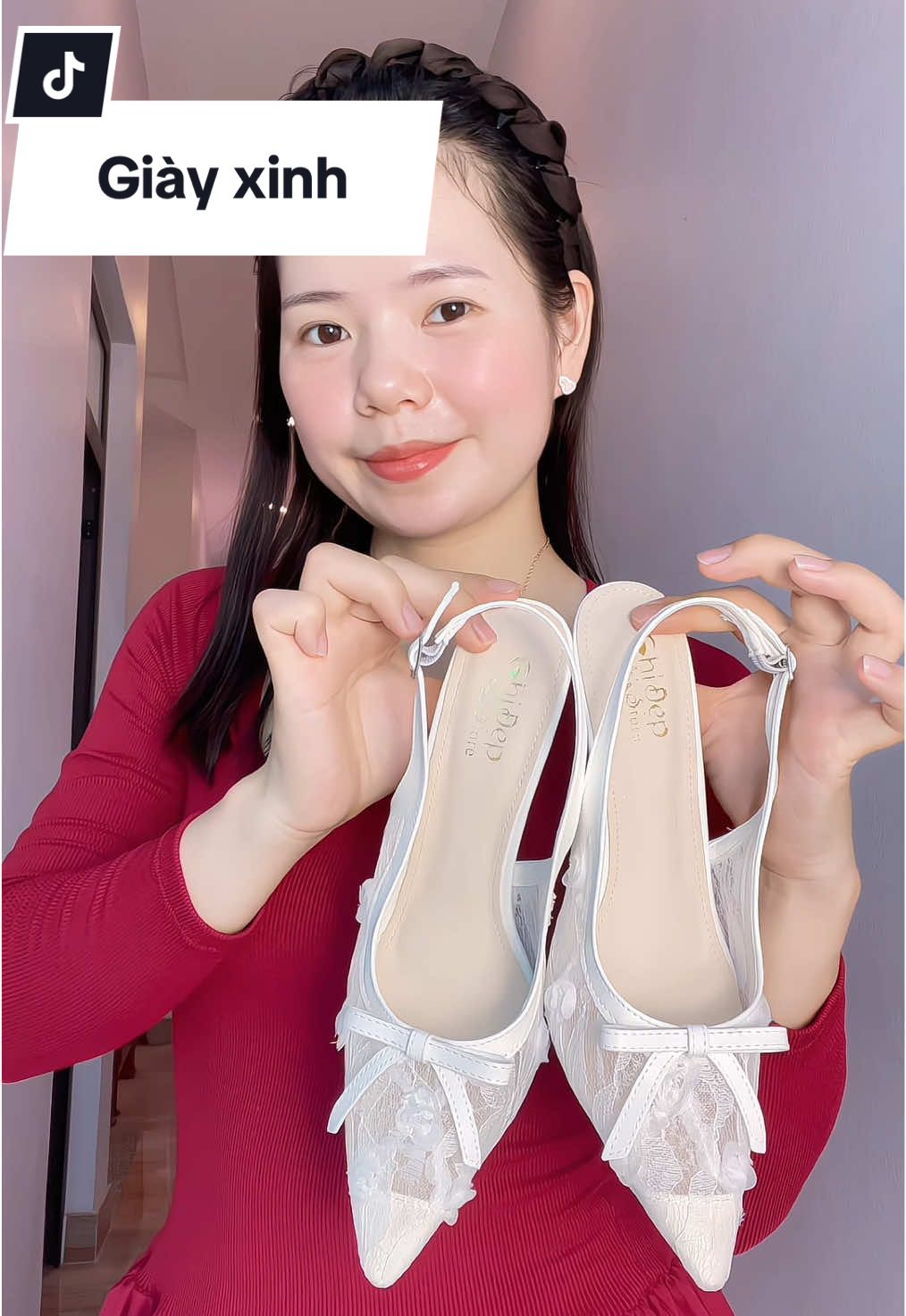 Gu bánh bèo tiểu thư nhất định phải có 1 đôi trong tủ đồ nha #giaycaogot #giaycaogotdep 