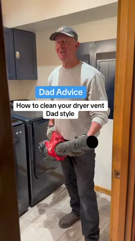 It’s time to clean your dryer vent ahead of winter. Let me show you how I do it. Love, Dad