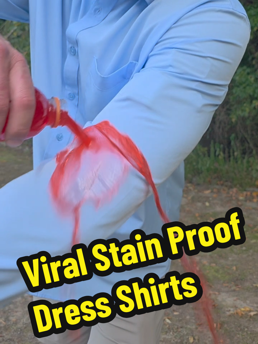 🍂 Fall wardrobe upgrade? Get 3 slim-fit, stain-proof dress shirts for just $39.99- Stay sharp, stay spill-free. 🛒☝️ #FallFits   #MensFashion   #StainProof   #DressShirts   #TikTokShopFinds 