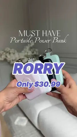 Don’t wait—this 134g keychain power bank is almost sold out! 🔑🔋#portablecharger #powerbank #charger #rorrycharger #RORRY #tiktokshoprestock 