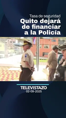 #Televistazo | 🚨 La tasa de seguridad ya no financiará a la Policía Nacional en #Quito. El alcalde Pabel Muñoz indicó que esos recursos se destinarán ahora a la prevención del microtráfico. 📌 ¿Qué responde el Gobierno a estas declaraciones?