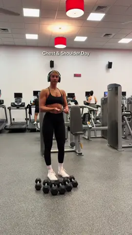 Drop sets make my shoulders BURN!!  #fyp #shoulderday #chestday #pushday #shoulderworkout #Fitness #gym #GymTok 