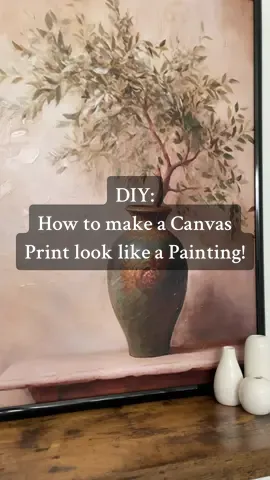 To create a canvas print that mimics a painting, various mediums can be used to add authentic, visible brushstrokes and texture. Gel medium and Mod Podge are popular options that dry clear, enabling the image beneath to show through with a new, tactile quality. In this video, I applied Matte Mod Podge, and the 8oz container proved to be sufficient for a 20x30 poster, with less than half of the bottle being used. I hope this provides you with some inspiration and ideas.🎨🖼️♥️ #canvasartwall #diywallart #homedecor #artwall #fyp