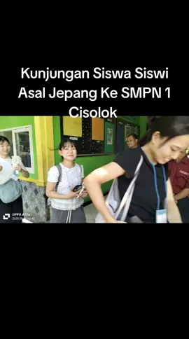 Study tour Siswa Siswi Asal Jepang Ke SMPN 1 Cisolok, Bukti kerjasama RI dengan Jepang Bidang Pendidikan. #Camat Cisolok, #Disdasmen Kabupaten Sukabumi, #SMPN 1 Cisolok 