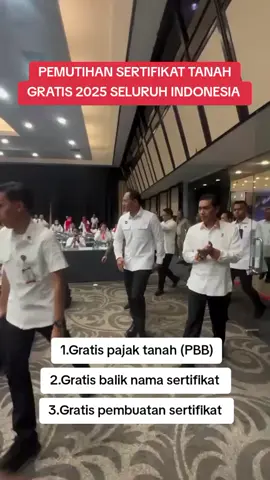 KABAR BAIK YANG BELUM PUNYA SERTIFIKAT TANAH MULAI BULAN INI 2025, PENDAFTARAN TANAH GRATIS #fyp #fy #sertifikat #fyppppppppppppppppppppppp 