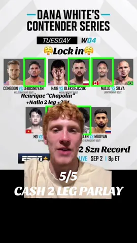 5/5 ON CONTENDER SERIES LFG WE REALLY DO THIS #UFC #MMA #FYP #REACTION #DANAWHITE 