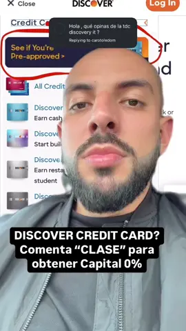 Comenta CLASE para Crédito de Negocio! PORQUE NO RECOMEDAMOS DISCOVER
