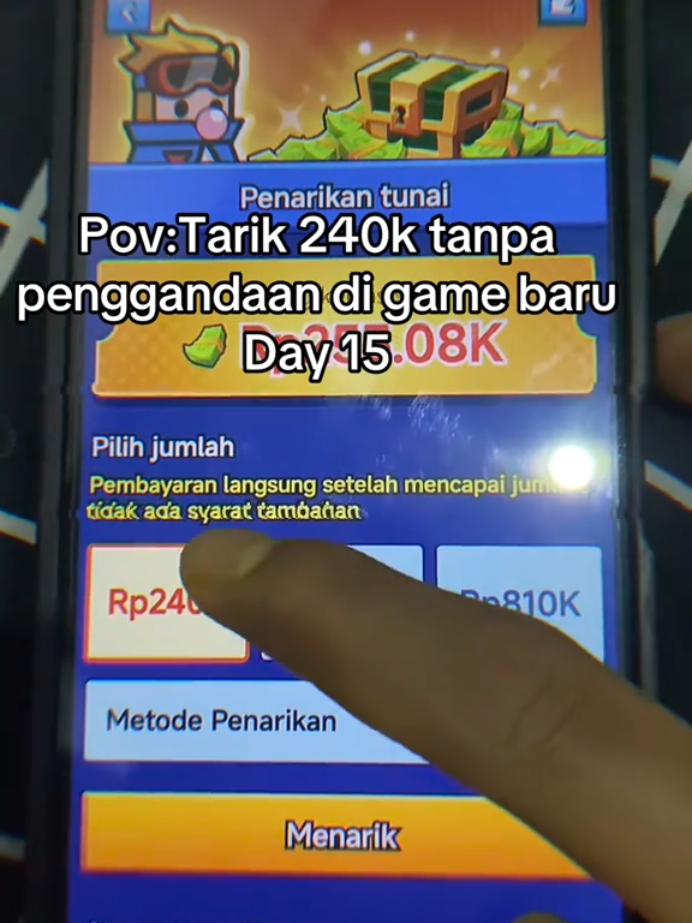 penarikan 240k di game biu man hari ini🥰#freelance #biuman #penghasiluang #gamebarurilis #penghasildana2025 