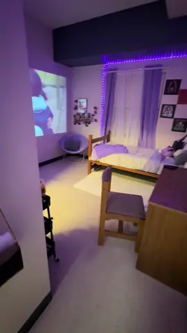 My barracks room at Fort Drum💜 #army #fortdrum #barracks #singlesoldier #fyp 