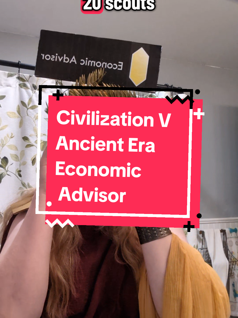 Civilization V Ancient Era Economic Advisor's valid crash out  #civilization #civilization5 #civilization6 #cosplay 