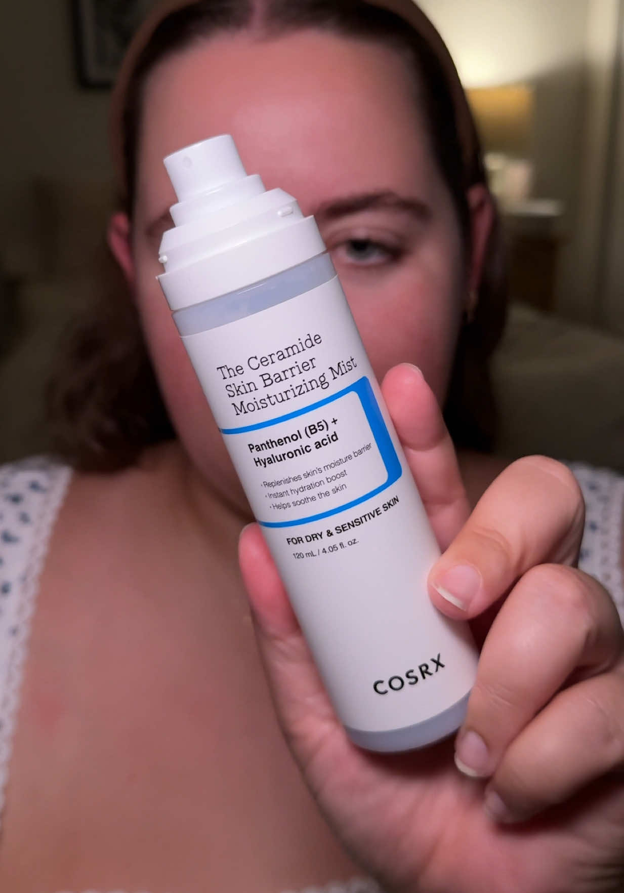 The scream I let out when I found out this was back! This face mist protects the skin barrier, hydrates the skin and gives the prettiest glow 🤍 @COSRX US  #corsx #facemist #hydratingmist #koreanskincare #skintok 