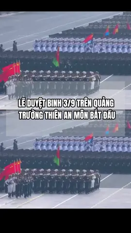 Sáng 3/9, tại Quảng trường Thiên An Môn ở thủ đô Bắc Kinh, Trung Quốc tổ chức lễ duyệt binh quy mô lớn nhân kỷ niệm 80 năm Chiến thắng phát xít.