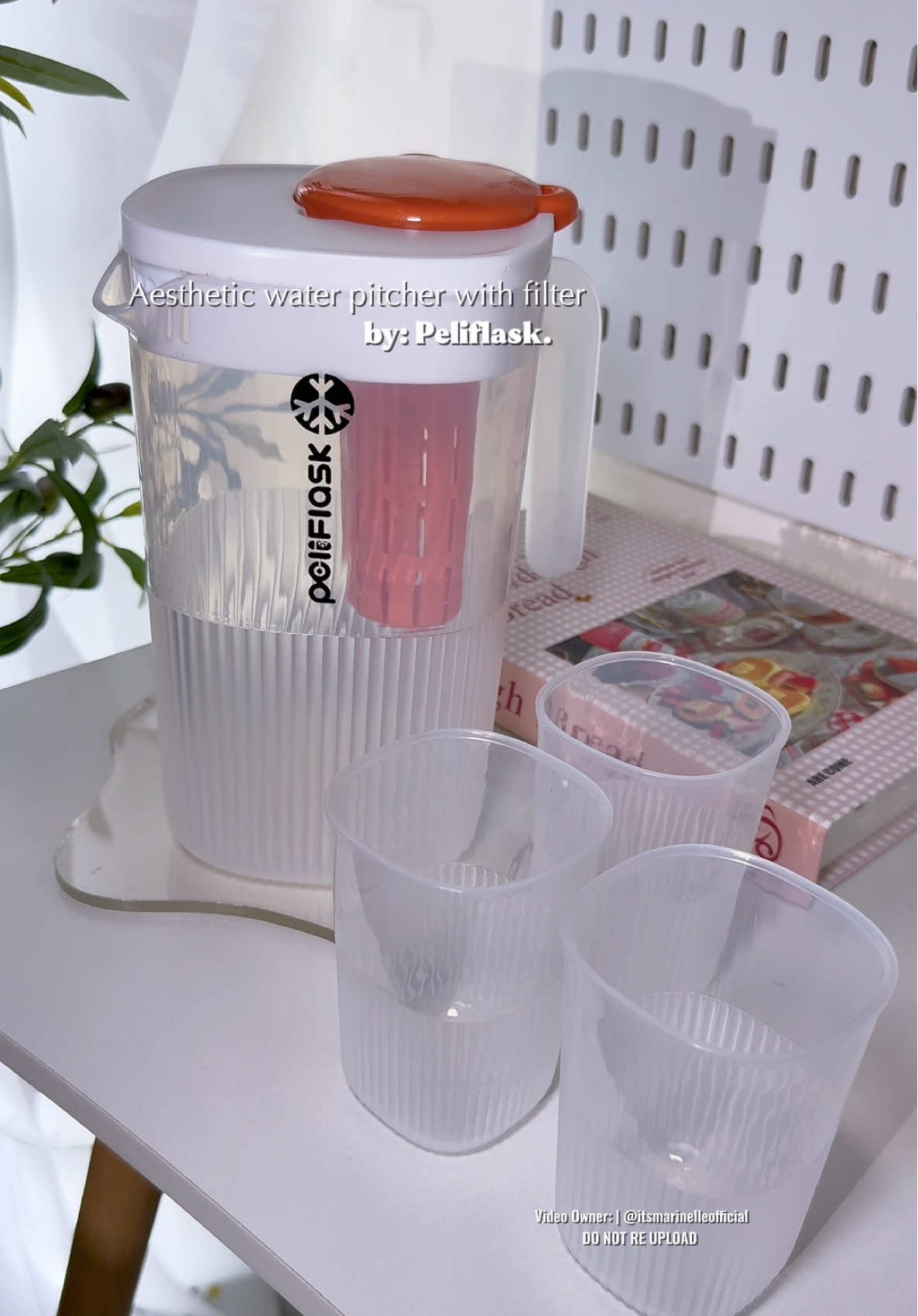 Large capacity and so aesthetic water pitcher ── .✦ #peliflask #waterpitcher #pitcher 