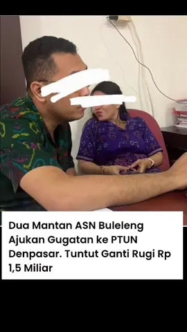 Kedua Aparatur Sipil Negara (ASN) yang diketahui berinisial GA dan WA itu resmi menggugat Surat Keputusan (SK) Bupati Buleleng tentang pemberhentian kerja ke Pengadilan Tata Usaha Negara (PTUN) Denpasar. Gugatan tersebut telah teregistrasi dengan Nomor Perkara 24/G/2025/PTUN.Dps dan 25/G/2025/PTUN.Dps. Sidang perdana dijadwalkan berlangsung pada Rabu (3/9/2025).  Selain menuntut pembatalan SK, GA dan WA juga meminta ganti rugi sebesar Rp1,5 miliar kepada Pemerintah Kabupaten Buleleng cq Bupati Buleleng. Kuasa hukum GA dan WA, I Wayan Sudarma mengatakan, pihaknya menempuh langkah hukum karena upaya keberatan administratif sebelumnya tidak diterima.  “Secara hukum, ketika keberatan ditolak, maka jalurnya adalah menggugat ke PTUN,” jelasnya. Ia menilai keputusan pemberhentian yang diterbitkan Bupati merugikan kliennya. Hak atas pekerjaan dan penghidupan layak hilang begitu saja.  Selain itu, Sudarma menuding Bupati telah mengabaikan asas praduga tak bersalah, karena hingga kini belum ada putusan pengadilan yang berkekuatan hukum tetap terkait tuduhan perzinahan terhadap GA dan WA. “Seharusnya sebelum menerbitkan SK, Bupati melakukan kajian komprehensif. Apalagi sudah ada pelaporan ke polisi, mestinya pelaksanaan SK ditunda sampai ada putusan pengadilan,” tegasnya. Diketahui, GA dan WA menerima SK pemberhentian pada Senin (21/7/2025). Dalam surat tersebut, keduanya diberhentikan dengan hormat tidak atas permintaan sendiri.  Padahal, GA dan WA baru saja dilantik sebagai PPPK tahap I pada 20 Juni 2025, setelah sebelumnya bertahun-tahun berstatus tenaga kontrak. Kasus ini bermula dari viralnya video penggerebekan pada Rabu (9/7/2025) yang memperlihatkan keduanya diduga berselingkuh.  Video tersebut cepat menyebar di media sosial dan memicu kehebohan publik. Tak lama kemudian, Sekretariat DPRD memanggil GA dan WA untuk klarifikasi, hingga akhirnya berujung pada pemberhentian. #info #berita #p3k #buleleng 