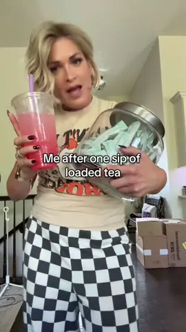 I’ve been obsessed with Loaded Tea since my very first sip… and now the whole family is hooked. 💕 The new flavors — Frog Spit, Mermaid, and Pink — are fruity, fun, and packed with 200mg clean caffeine, zero sugar, zero carbs, and zero crash. It’s obvious why we can’t get enough. Use the code THEL5FREE  — buy 10, get 5 FREE. Stock up before they sell out. #loadedtea #loadedteaathome 