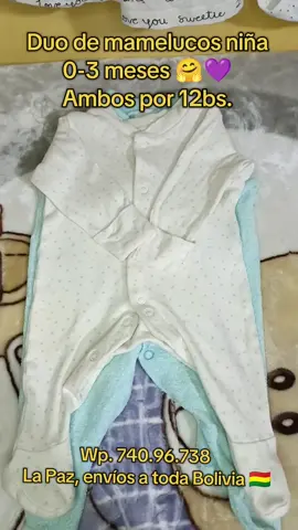 Llévate estos bellos mamelucos para dormir para bebe recién nacida hasta los 3 meses ❤️🤗  WhatsApp 740967.38  #foryoupage❤️❤️ #tik_tok #bolivia🇧🇴 #lapaz_bolivia🇧🇴 #fyp 