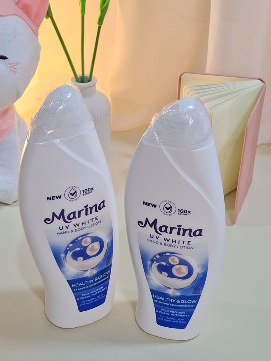 juara 1 bikin kulit mkain kincl0ng✨️ #marina #marinabiru #marinahandbody #marinauvwhite 