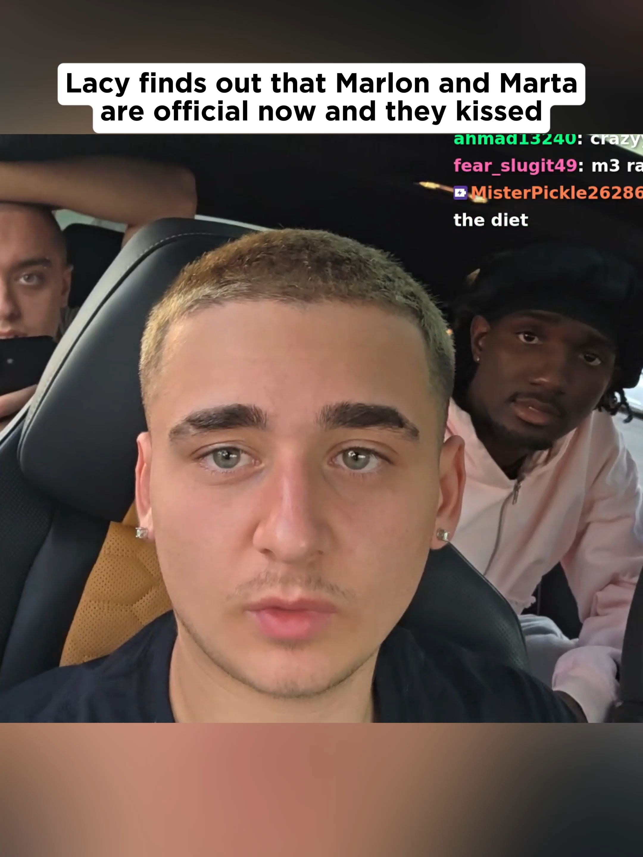 Lacy finds out that Marlon and Marta are official now and they kissed #lacy #fyp #trending #viral #twitch #clips #foryoupage