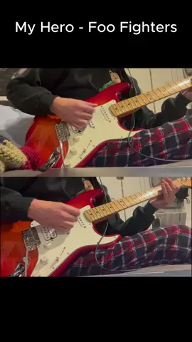 My hero chorus - foo fighters #foofighters #myhero #guitar #fyp #guitartok