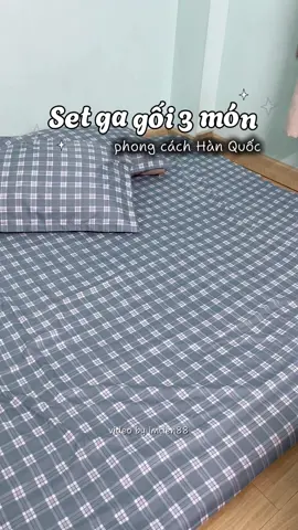 Set này xinh nhen, thay ga nệm mới ngủ cũng thích hơn nữa ☺️ #setgagoi #decor #unboxing #gagoihanquoc #setgagoi3mon 