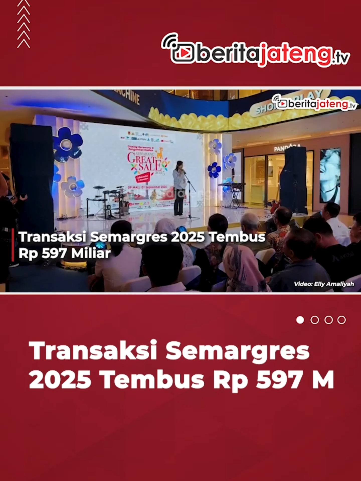 Transaksi Semargres 2025 Tembus Rp 597 Miliar #infoviral #infoterbaru #infoterupdate #informasi #infofakta #infofakta #beritajateng #beritanasional #beritaindonesia #beritafakta #viralkan #viralbanget #viralindonesia #fyp #trending #viralvideo #viral #jawatengah #kotasemarang #solo #semarangviral #jawatengah #infokejadiansemarang