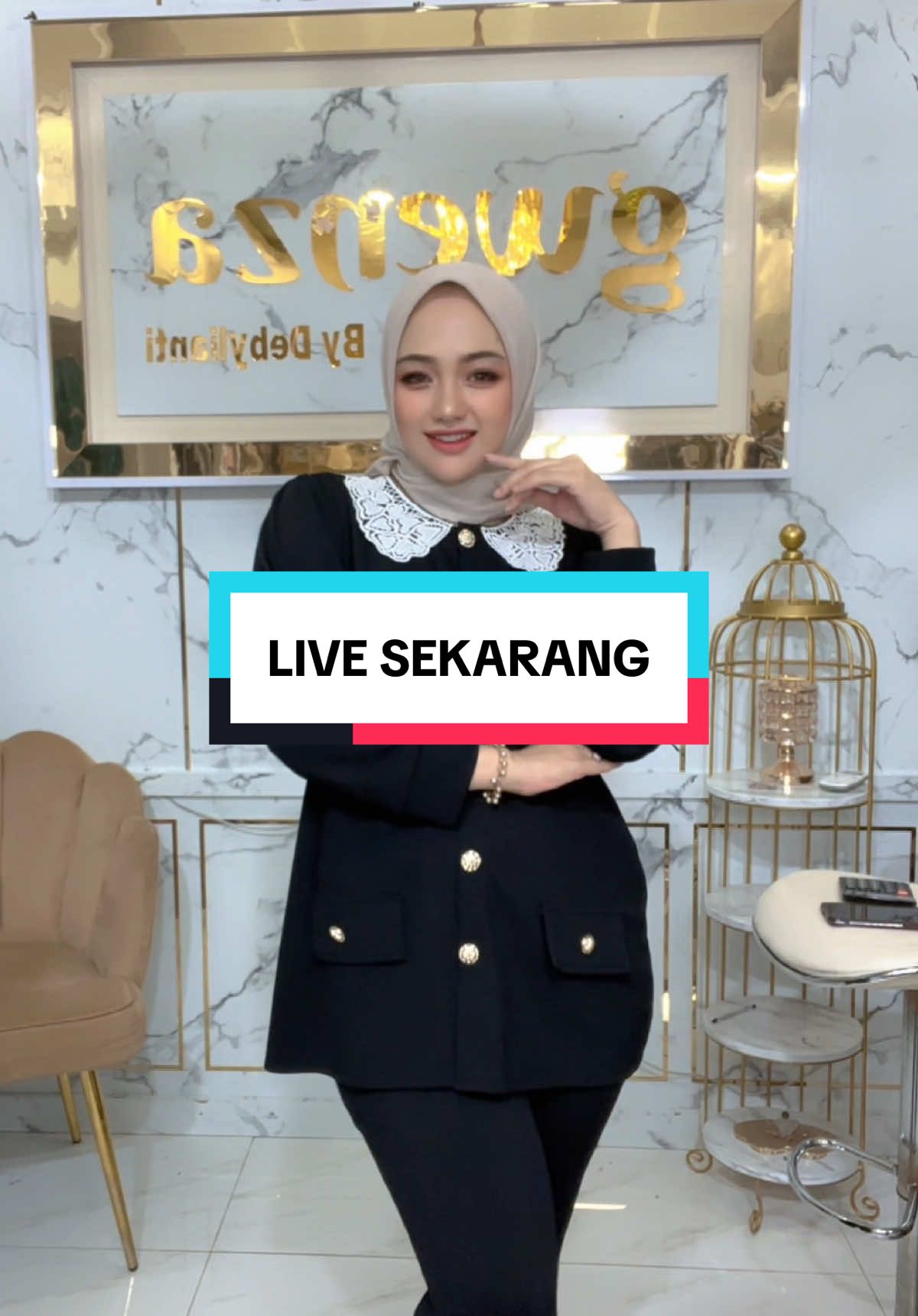 Barang baru live sekarang‼️😍  #fyp #tiktoklive #promomakangajian #xyzbca #kejutanbesar #gwenza_official #debylianti 