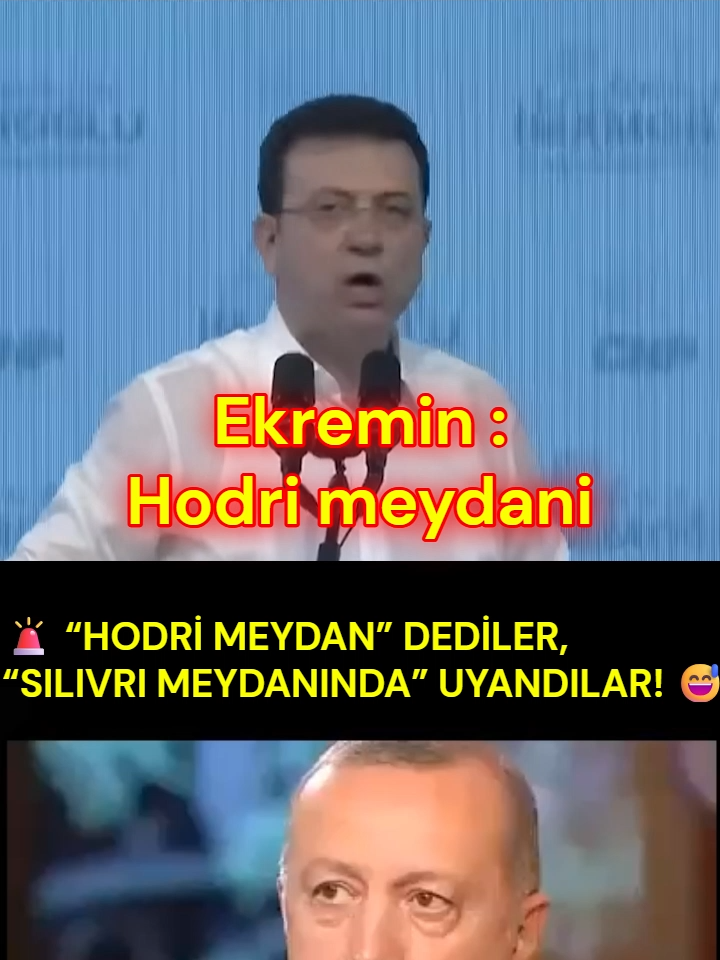 🤡 CHP’DE GELENEK: HODRİ MEYDAN! 🤡 ⚡ Ekrem bağırıyor: HODRİ MEYDAN! ⚡ Özgür tekrarlıyor: HODRİ MEYDAN! ⚡ Mansur fısıldıyor: HODRİ MEYDAN! 😂 Ama gerçek ne biliyor musunuz? 👉 “Hodri meydan” diyenler hep aynı yerde uyanıyor:  SİLİVRİ MEYDANI! 🚔 💥 CHP’nin MEYDAN OKUMASI = Boş slogan. 💥 Milletin MEYDANI = Vicdan ve sandık! 🇹🇷 🔒 CHP’liler için gelenek oldu artık: ➡️ Meydana çıkıyorlar… ➡️ Sonra mahkemeye çıkıyorlar! 🤣 Sözde meydan okuma ➝ Gerçekte Silivri duvarı! 🔥 #CHP #HodriMeydan #SilivriYolu